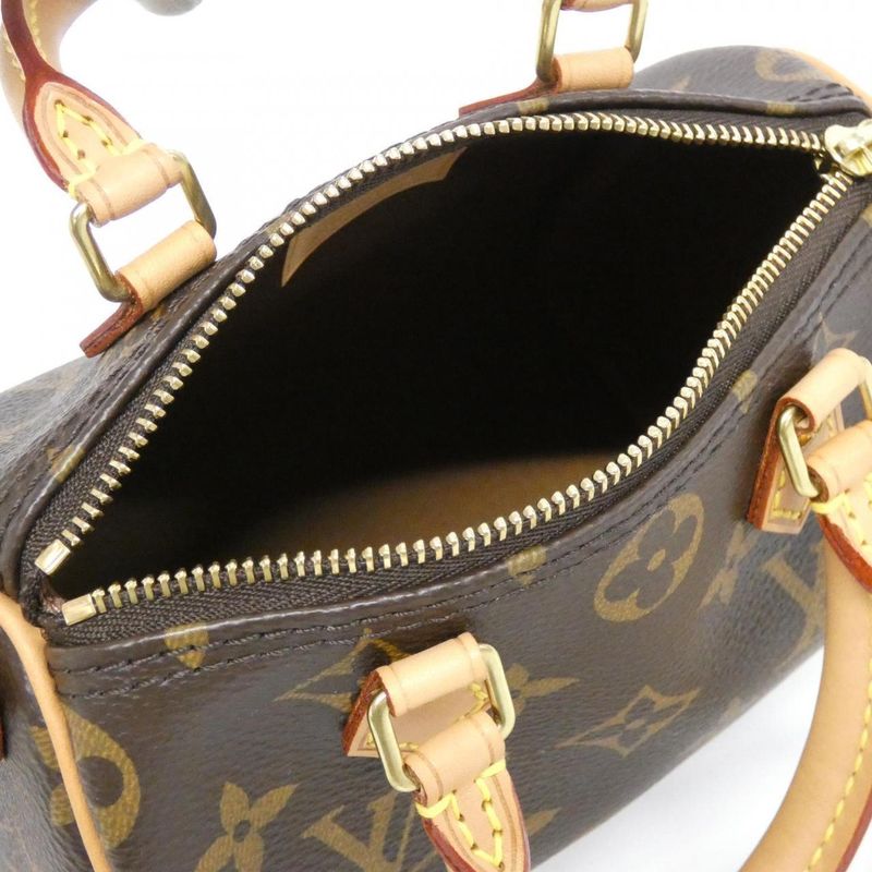 Louis Vuitton Monogram Nano Speedy M61252 Boston Bag