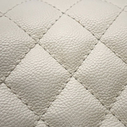 Chanel Chain Shoulder Bag Quilted CC Logo Small Caviar