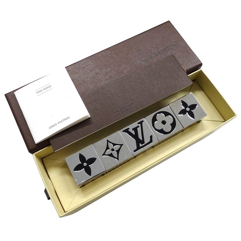 Louis Vuitton Other Miscellaneous Goods Brand Metal Magnet Lv/cube Game Silver