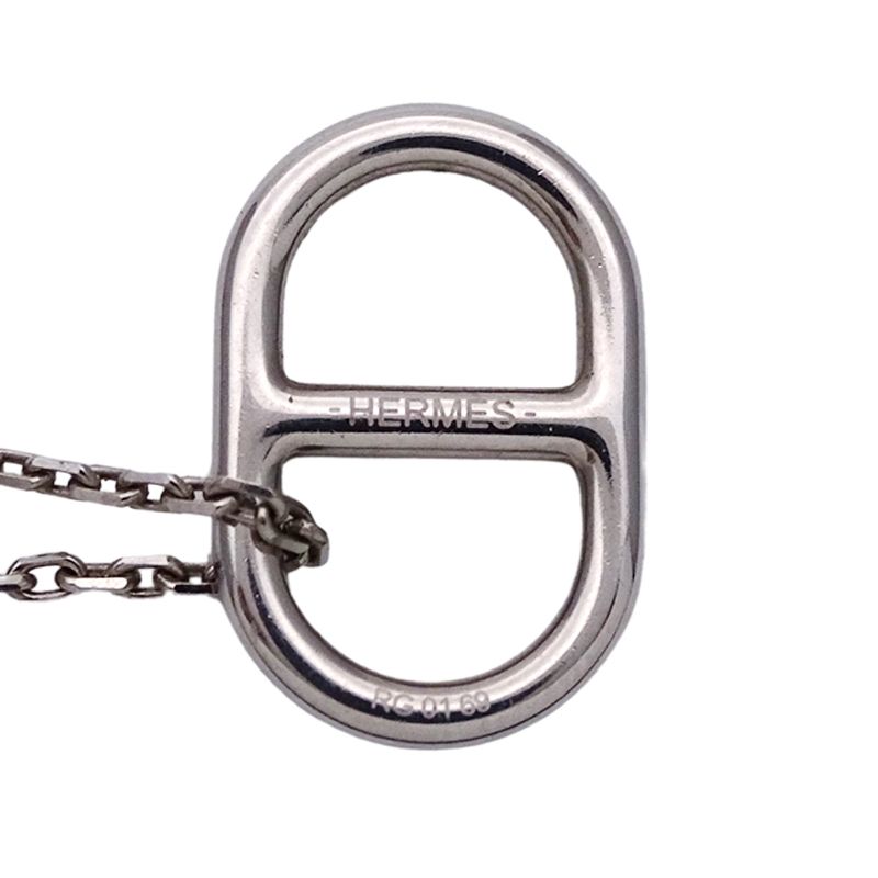 Hermes Necklace Women's Men's Brand Haut Maillon Chaine D'ancre Metal Leather