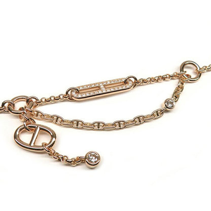 Hermes Bracelet Chaine D'ancre Chaos Diamond ST 750pg 18K Manufactured