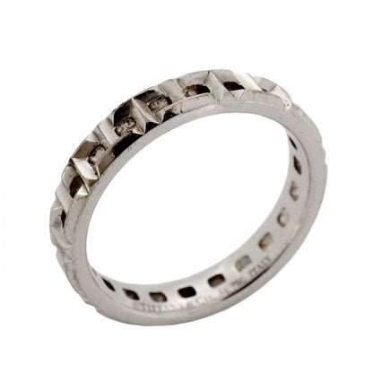 Tiffany & Co Ring T True 18k White Gold White Gold No 7.5 Women's