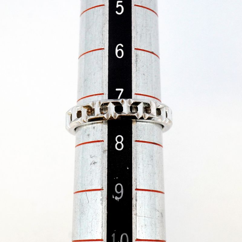 Tiffany & Co Ring T True 18k White Gold White Gold No 7.5 Women's