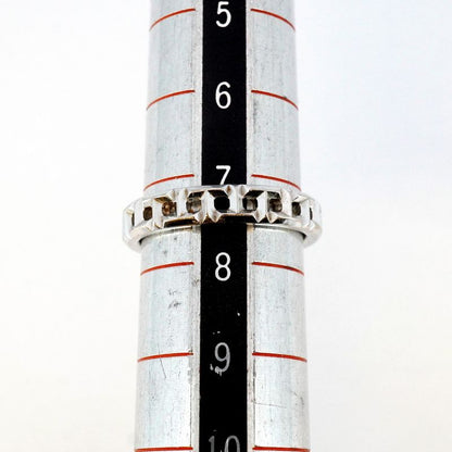 Tiffany & Co Ring T True 18k White Gold White Gold No 7.5 Women's