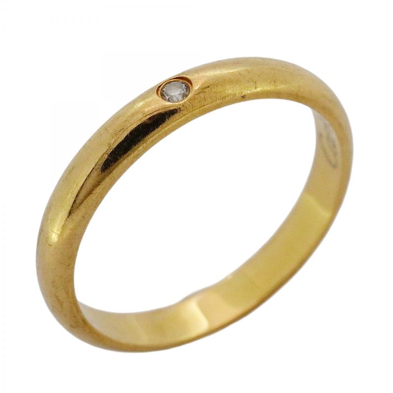 Cartier Ring Classic Wedding 1pd 18k Yellow Gold Yellow Gold Diamond #47 Ladies
