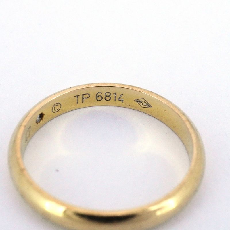 Cartier Ring Classic Wedding 1pd 18k Yellow Gold Yellow Gold Diamond #47 Ladies