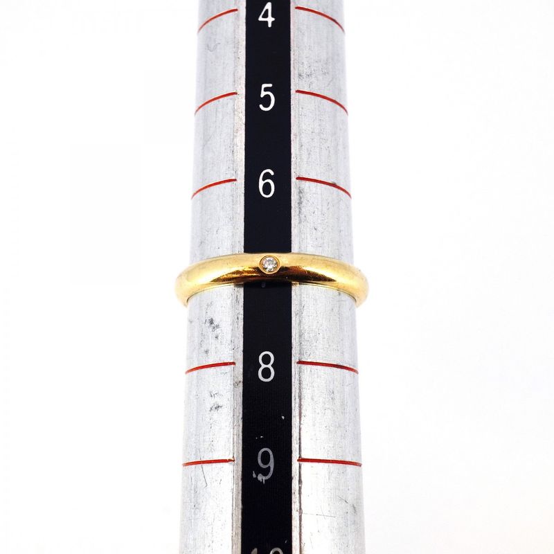 Cartier Ring Classic Wedding 1pd 18k Yellow Gold Yellow Gold Diamond #47 Ladies