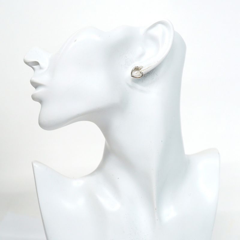 Tiffany & Co Earrings Tenderness Heart Silver 925 Women's