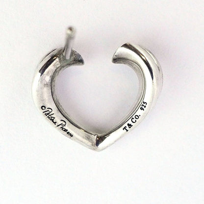 Tiffany & Co Earrings Tenderness Heart Silver 925 Women's