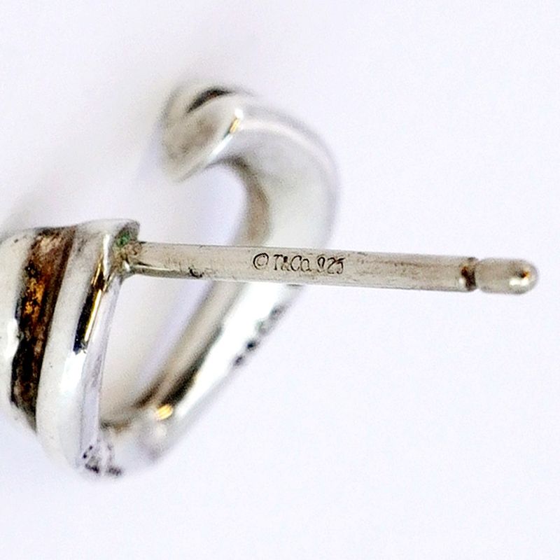 Tiffany & Co Earrings Tenderness Heart Silver 925 Women's