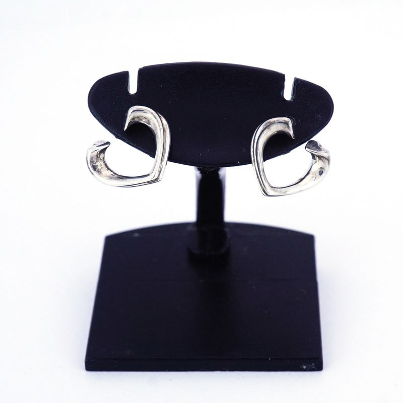 Tiffany & Co Earrings Tenderness Heart Silver 925 Women's