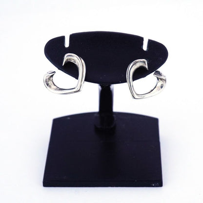 Tiffany & Co Earrings Tenderness Heart Silver 925 Women's