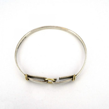 Tiffany & Co Bangle Hook & Eye 18k Yellow Gold Yellow Gold Silver 925 Ladies