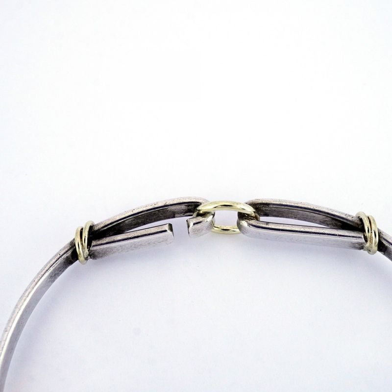 Tiffany & Co Bangle Hook & Eye 18k Yellow Gold Yellow Gold Silver 925 Ladies