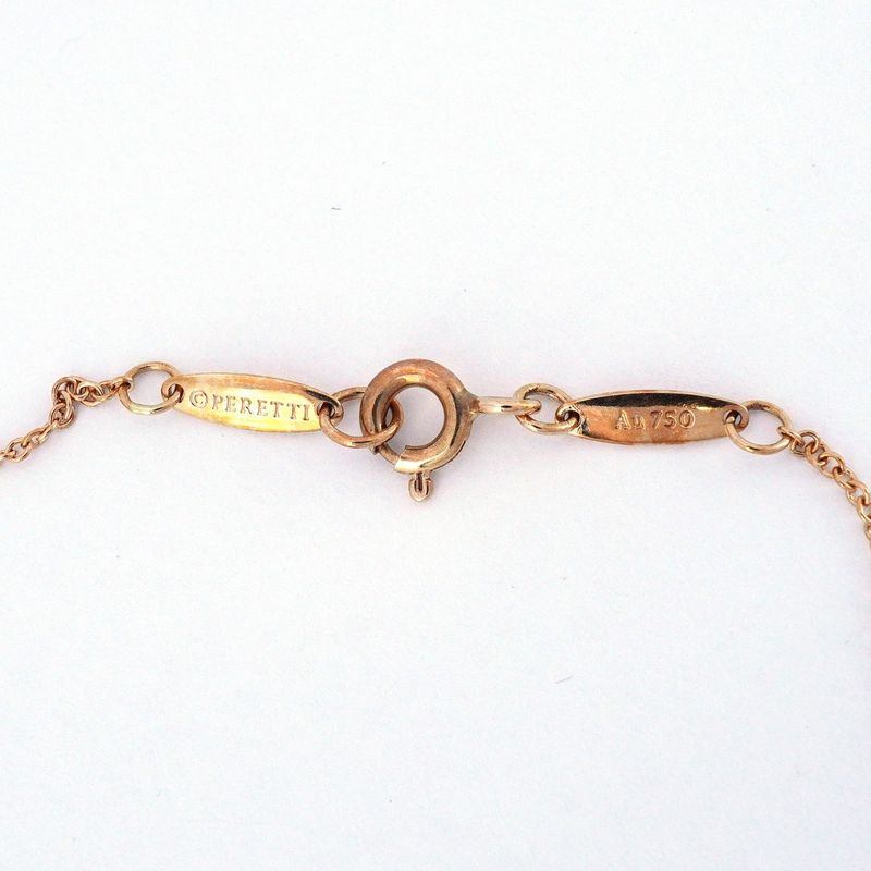 Tiffany & Co Necklace Visor Yard 1pd 18k Pink Gold Pink Gold Diamond Ladies