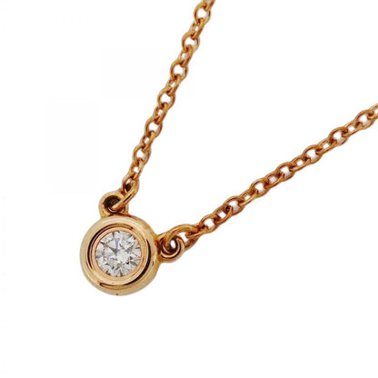 Tiffany & Co Necklace Visor Yard 1pd 18k Pink Gold Pink Gold Diamond Ladies