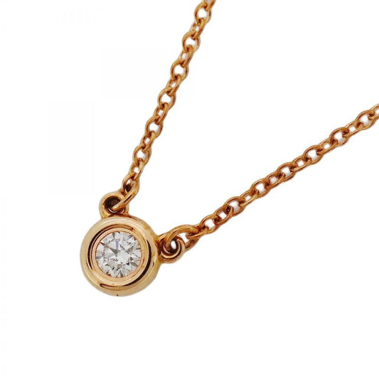 Tiffany & Co Necklace Visor Yard 1pd 18k Pink Gold Pink Gold Diamond Ladies