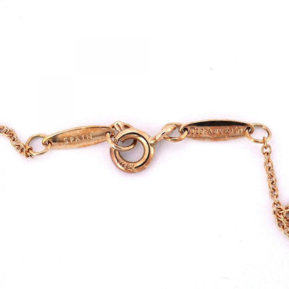 Tiffany & Co Necklace Visor Yard 1pd 18k Pink Gold Pink Gold Diamond Ladies