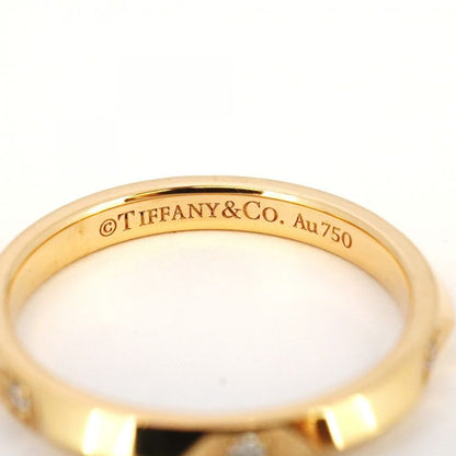 Tiffany & Co Ring True 18k Pink Gold Pink Gold Diamond Size 13.5 Women's