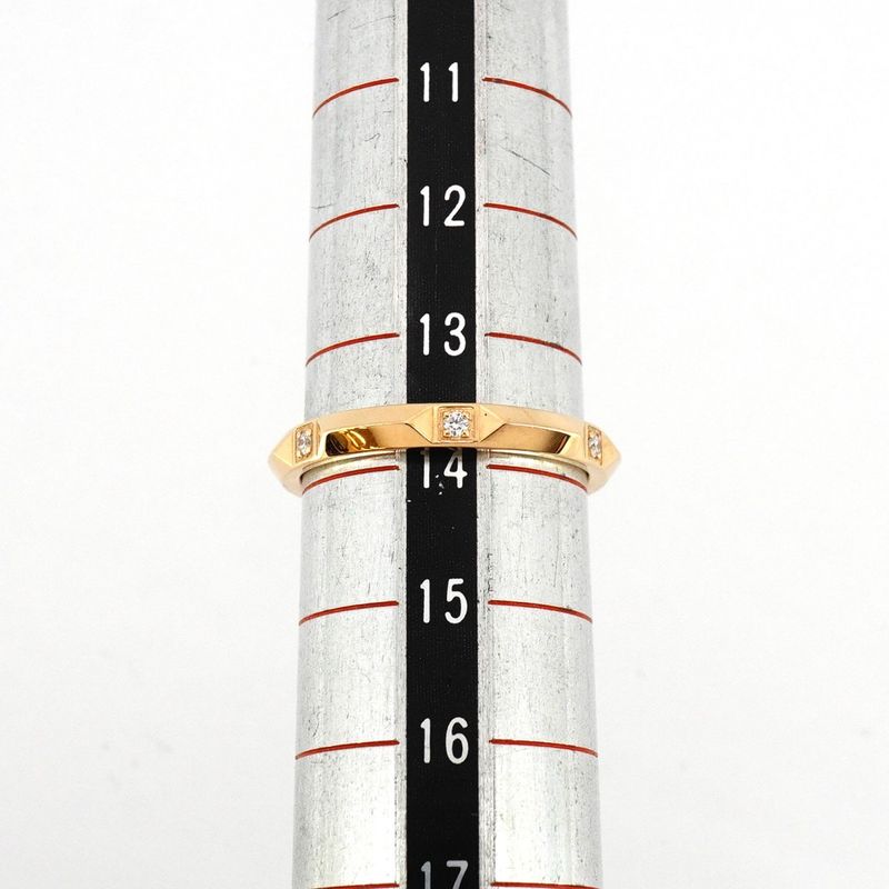 Tiffany & Co Ring True 18k Pink Gold Pink Gold Diamond Size 13.5 Women's