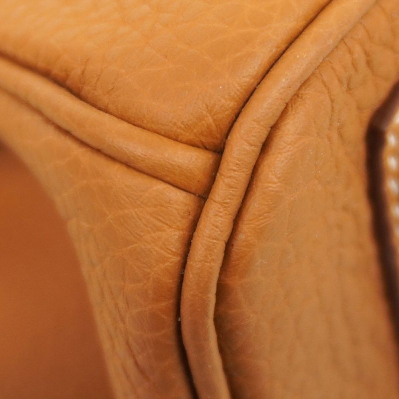 Hermes Handbag Birkin 25 Togo Gold Hardware B Engraved Ladies