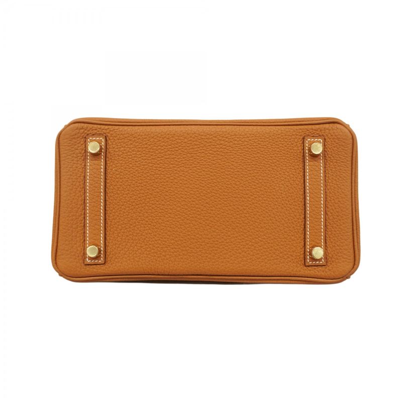 Hermes Handbag Birkin 25 Togo Gold Hardware B Engraved Ladies