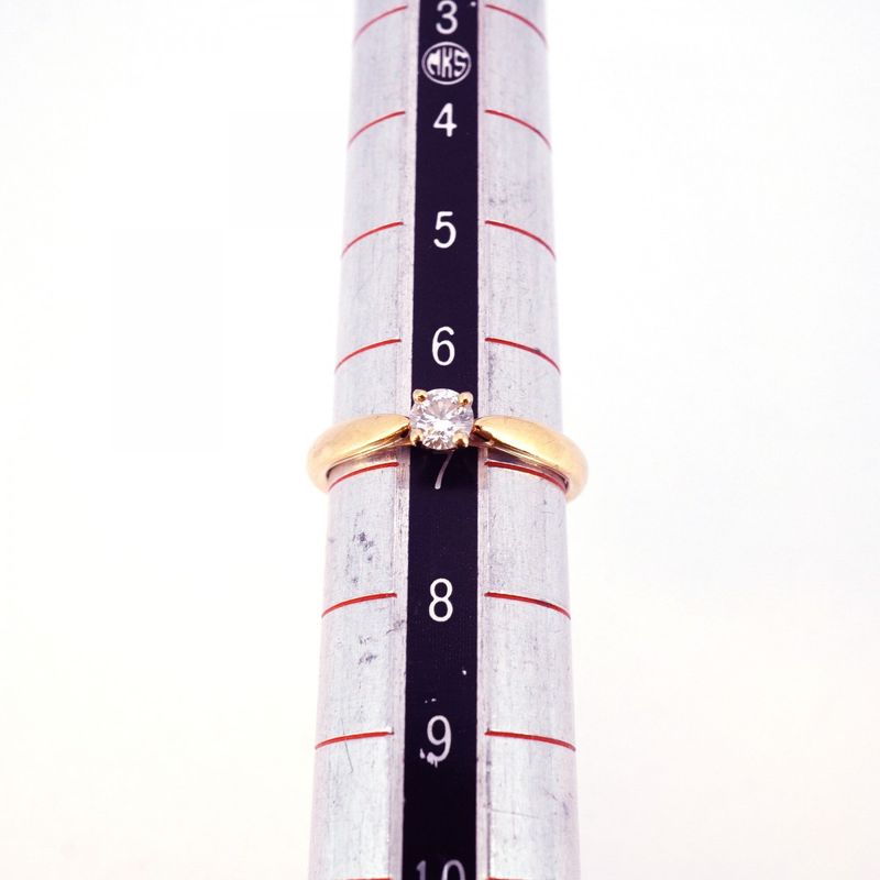 Tiffany & Co Ring Harmony 1pd 18k Pink Gold Pink Gold Diamond Size 6.5 Women's