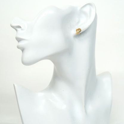 Tiffany & Co Earrings Loving Heart 18k Yellow Gold Yellow Gold Women's