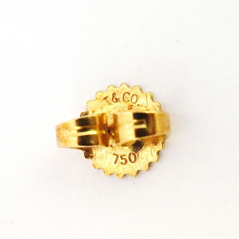 Tiffany & Co Earrings Loving Heart 18k Yellow Gold Yellow Gold Women's