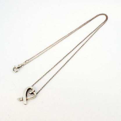 Tiffany & Co Necklace Loving Heart Silver 925 Women's