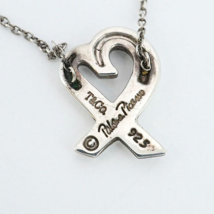 Tiffany & Co Necklace Loving Heart Silver 925 Women's