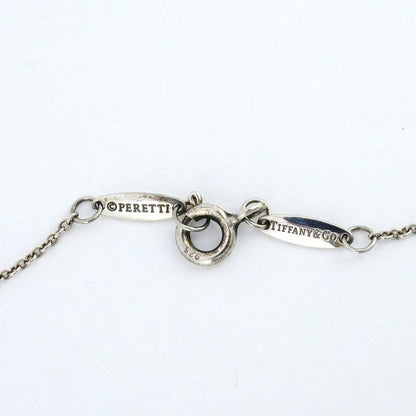 Tiffany & Co Necklace Visor Yard Silver 925 Aquamarine Blue Ladies