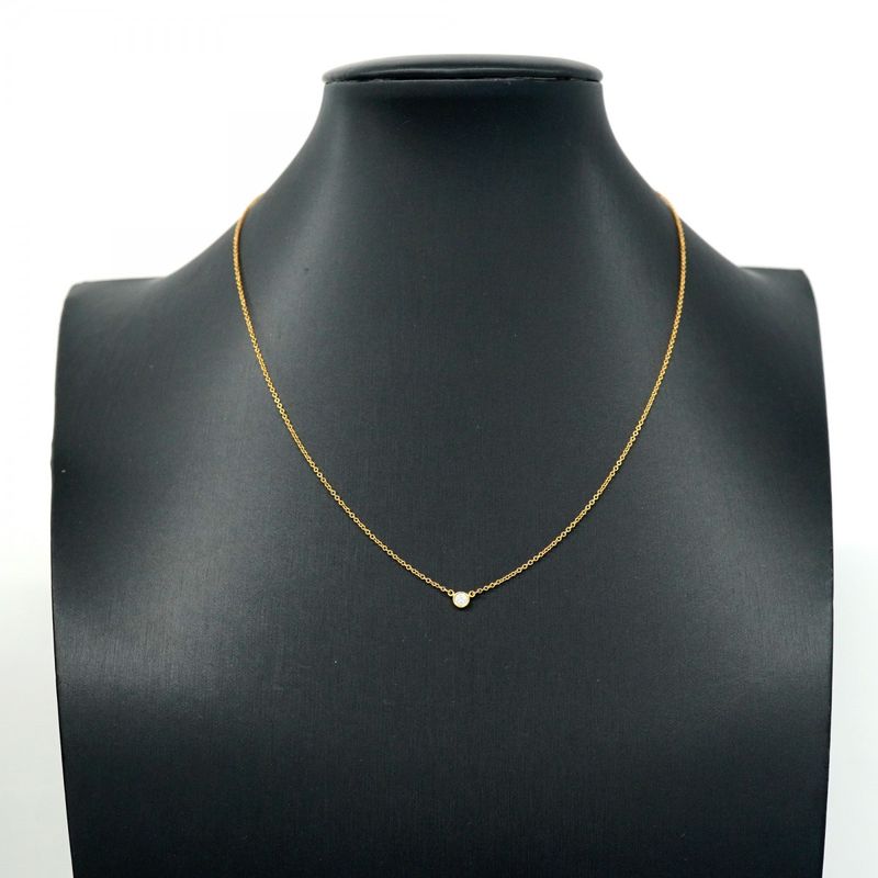 Tiffany & Co Necklace Visor Yard 1pd 18k Yellow Gold Yellow Gold Diamond Ladies