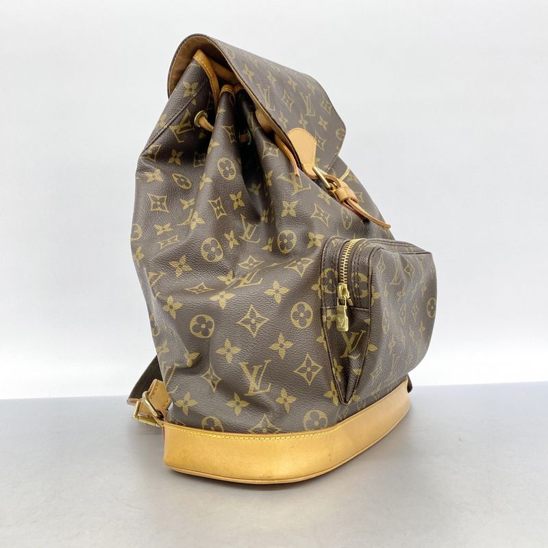 Louis Vuitton Backpack/daypack Monogram Montsouris gm M51135 Brown Men's Women's