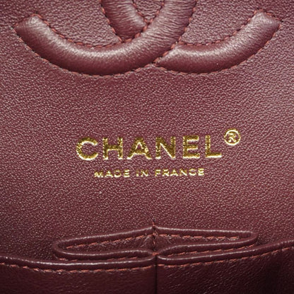 Chanel Shoulder Bag Matelasse Caviar Skin Black Gold Hardware Women
