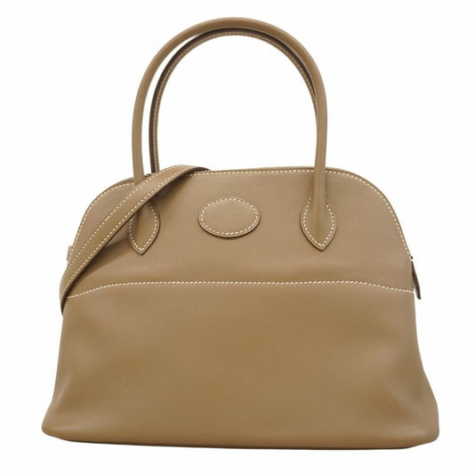 Hermes Handbag Bolide 27 Swift Etoupe Silver Hardware Y Engraved 2way Bag Ladies