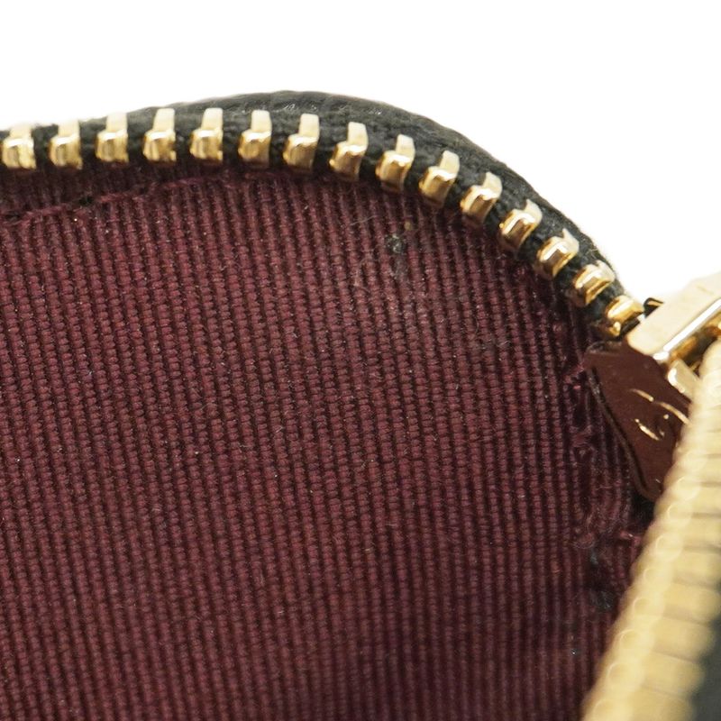 Chanel Shoulder Wallet Matelasse Caviar Skin Black Chien Pan Gold Hardware