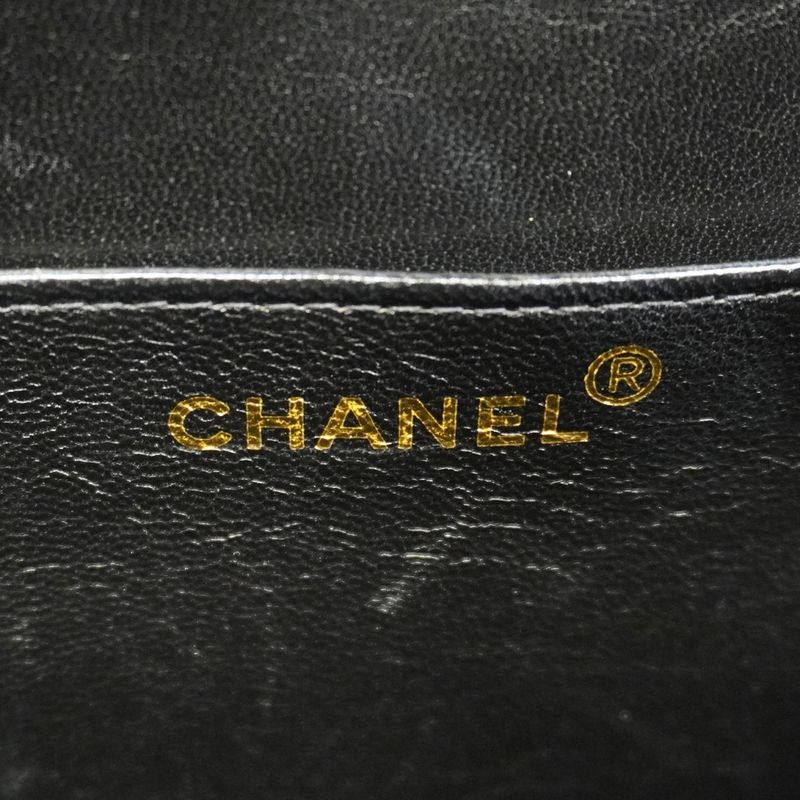 Chanel Briefcase Big Matelasse Caviar Skin Black Gold Hardware Men Women Unisex