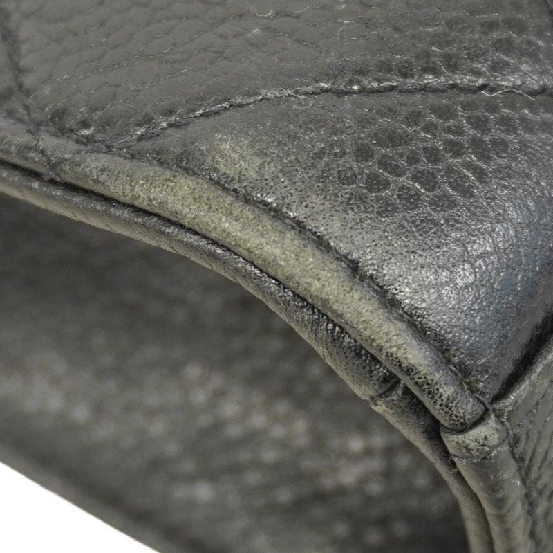 Chanel Briefcase Big Matelasse Caviar Skin Black Gold Hardware Men Women Unisex