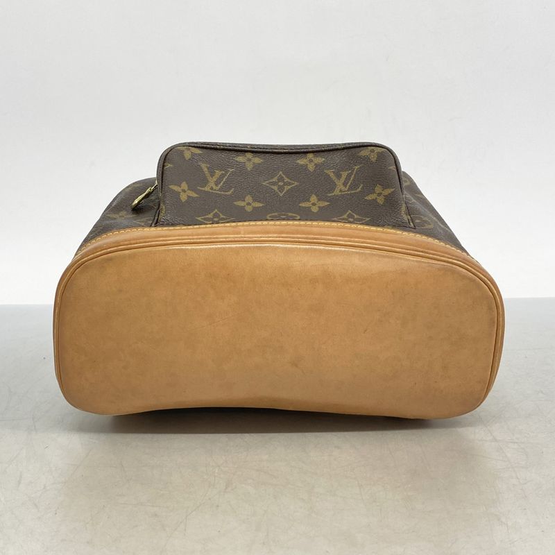 Louis Vuitton Backpack/daypack Monogram Montsouris mm M51136 Brown Women's