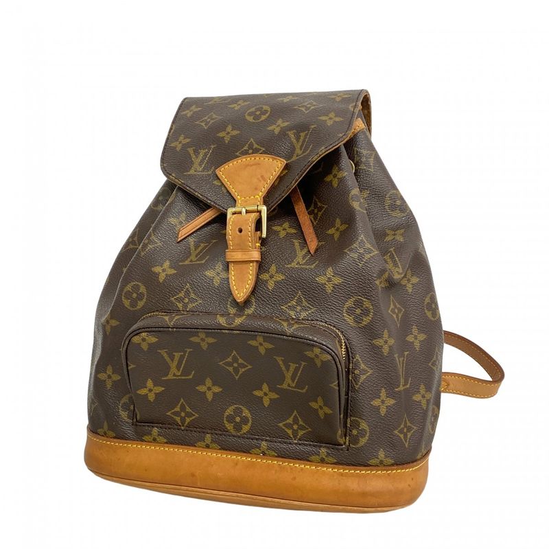 Louis Vuitton Backpack/daypack Monogram Montsouris mm M51136 Brown Women's