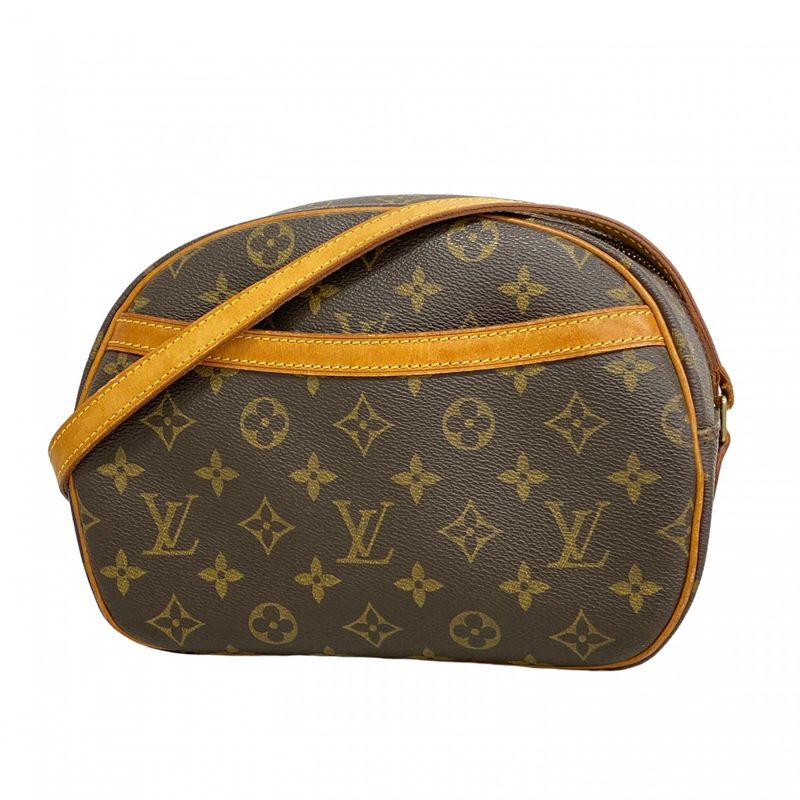 Louis Vuitton Shoulder Bag Monogram Blois M51221 Brown Ladies