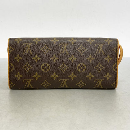 Louis Vuitton Shoulder Bag Monogram Pochette Twin GM M51852 Brown Ladies