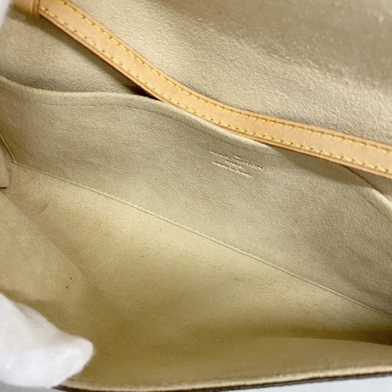 Louis Vuitton Shoulder Bag Monogram Pochette Twin GM M51852 Brown Ladies