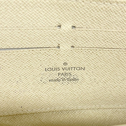Louis Vuitton Long Wallet Damier Azure Zippy Wallet N60019 White Ladies