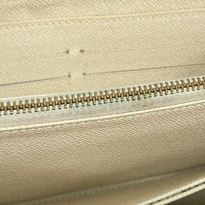 Louis Vuitton Long Wallet Damier Azure Zippy Wallet N60019 White Ladies