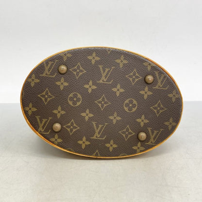 Louis Vuitton Tote Bag Monogram Bucket PM M42238 Brown Ladies