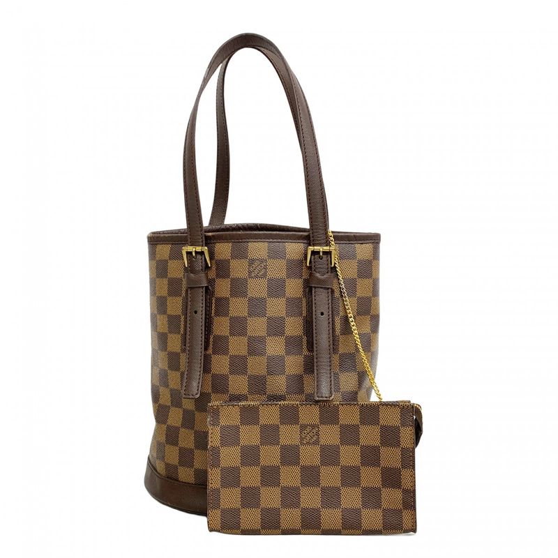 Louis Vuitton Tote Bag Damier Marais N42240 Ebene Ladies