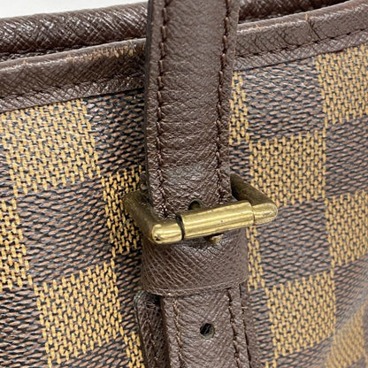 Louis Vuitton Tote Bag Damier Marais N42240 Ebene Ladies