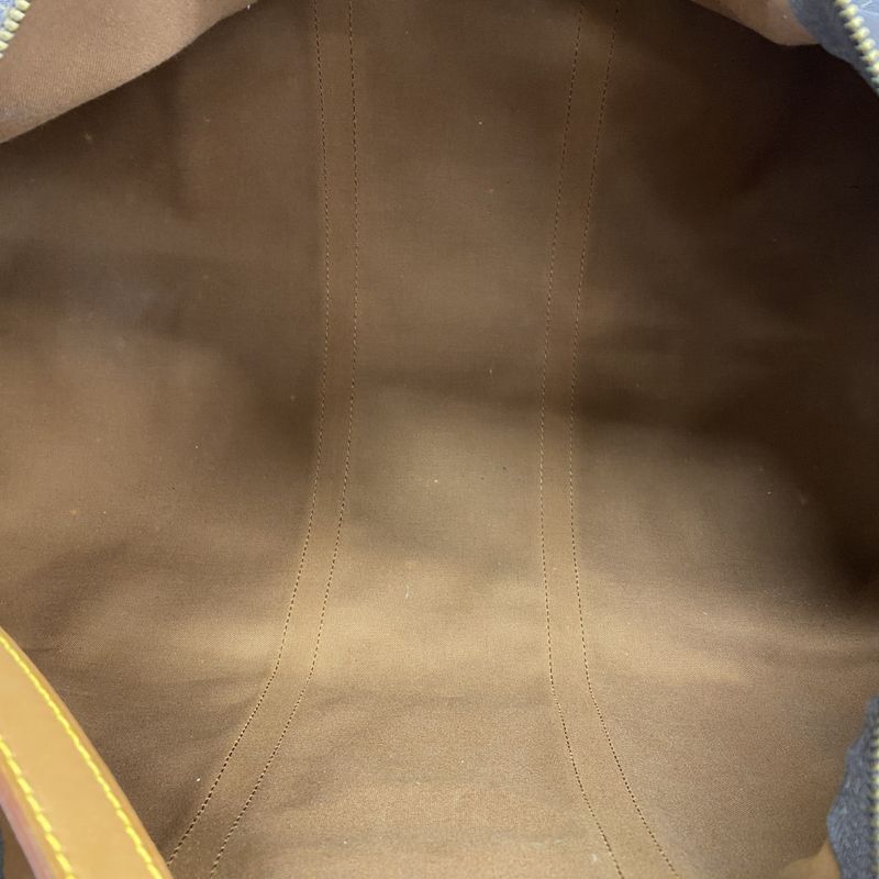 Louis Vuitton Boston Bag Monogram Keepall Bandoliere 55 M41414 Brown Men Women